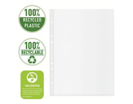 Folie de protectie A4, 100 bucati/set, Esselte Recycled